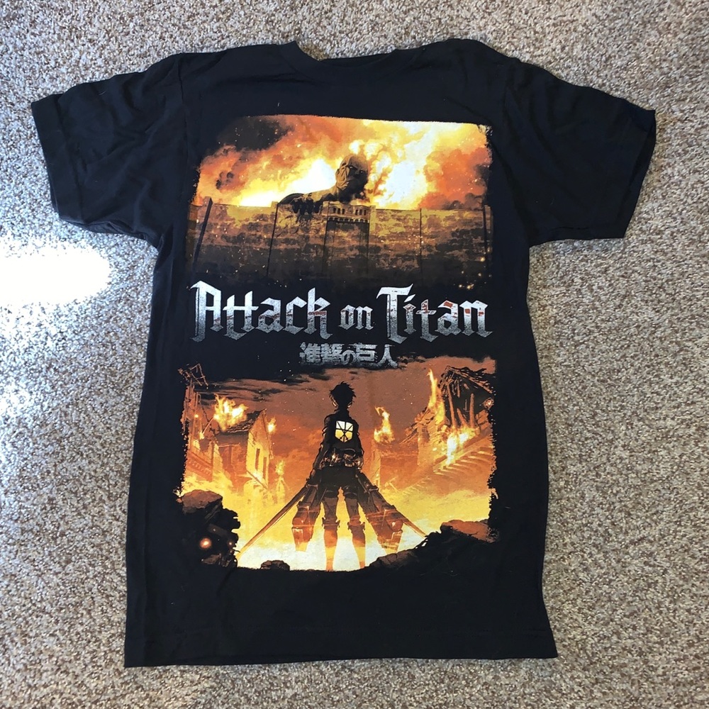 Attack On Titan Black T-Shirt